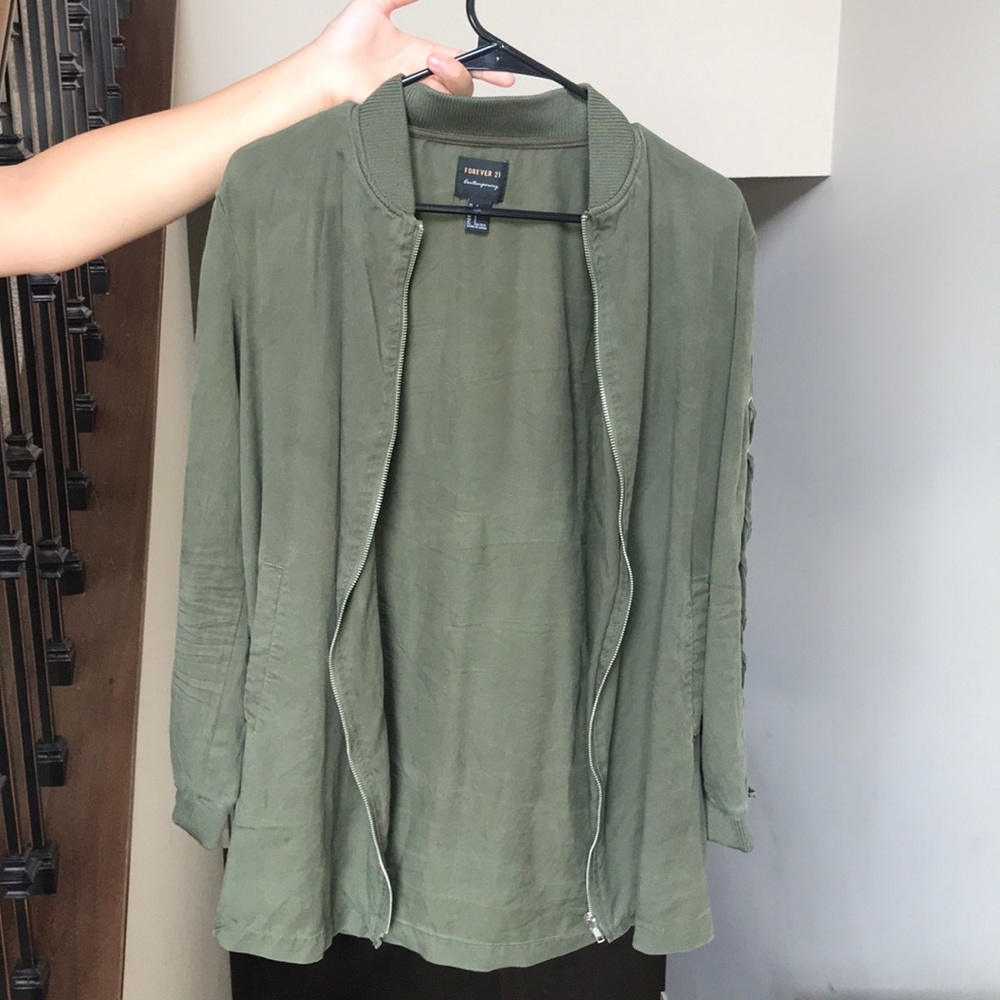 Dark green jacket